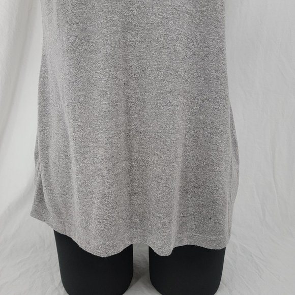 Gray OMT Active V-Neck T-Shirt Heather Gray Women's Large - Picture 5 of 10